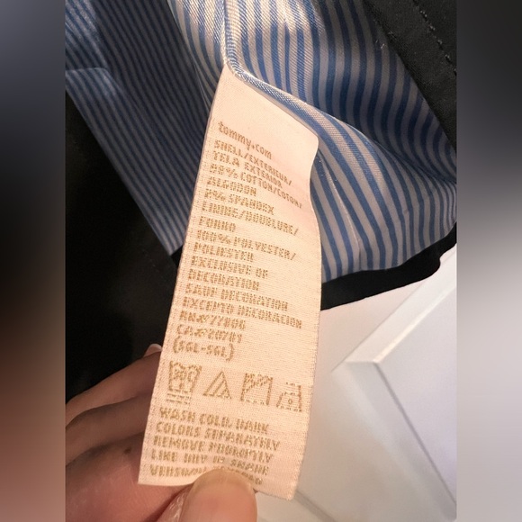 Tommy Hilfiger womens Blazer Sport Coat 3 Button Casual Jacket Size 10 Cotton - Picture 4 of 8